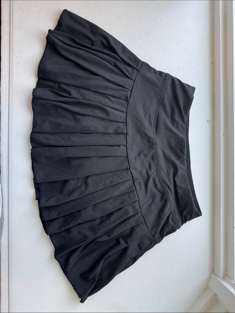 Black Pleated Athletic Skirt - Women's Active Tennis Skirt